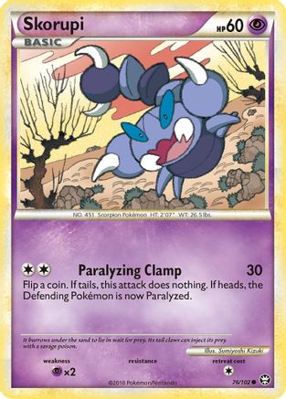 Skorupi 076/102 - Reverse Holofoil Triumphant