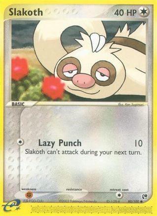 Slakoth 080/100 - Reverse Holofoil Sandstorm