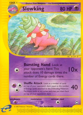 Slowking 034/147 - Reverse Holofoil Aquapolis