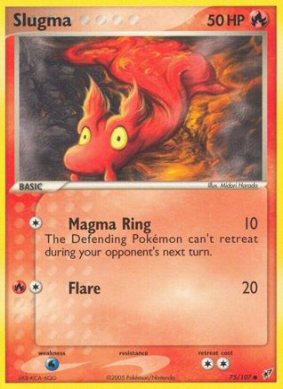 Slugma 075/107 - Reverse Holofoil Deoxys
