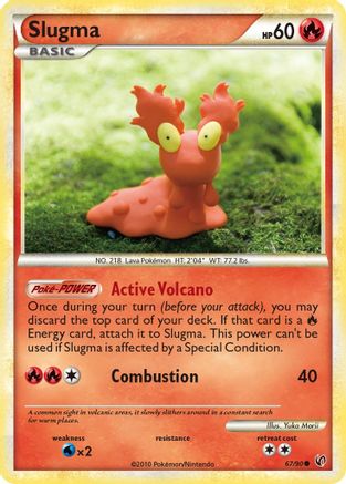 Slugma 067/90 - Reverse Holofoil Undaunted
