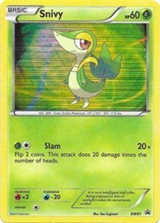 Snivy BW01 - Holofoil Black and White Promos