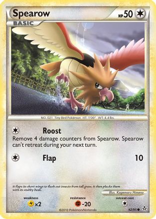 Spearow 062/95 - Reverse Holofoil Unleashed