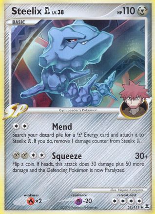 Steelix GL 051/111 - Reverse Holofoil Rising Rivals