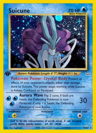 Suicune 014/64 - 1st Edition Holofoil Neo Revelation