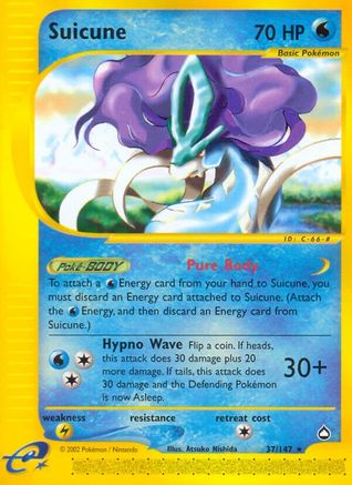 Suicune 037/147 - Reverse Holofoil Aquapolis