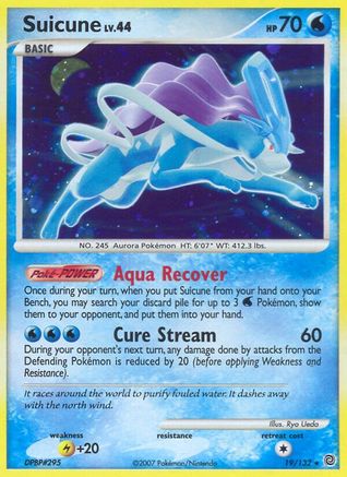 Suicune 019/132 - Holofoil Secret Wonders