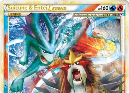 Suicune & Entei Legend (Top) 094/95 - Holofoil Unleashed
