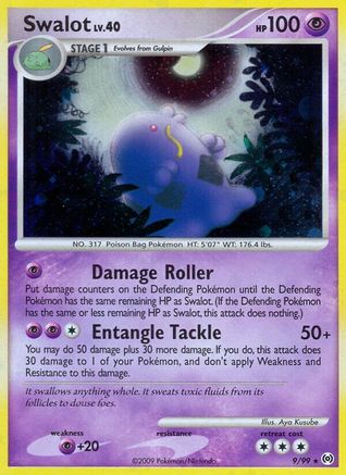 Swalot 009/99 - Reverse Holofoil Arceus