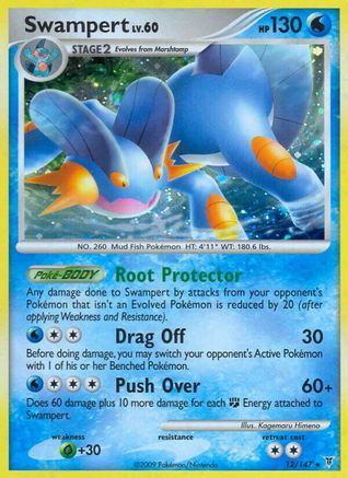 Swampert 012/147 - Reverse Holofoil Supreme Victors
