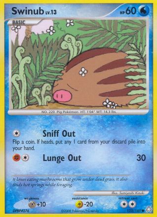 Swinub 123/146 - Reverse Holofoil Legends Awakened