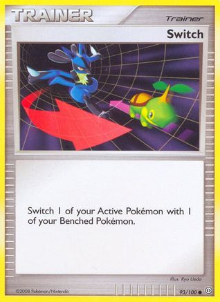 Switch 093/100 - Reverse Holofoil Stormfront