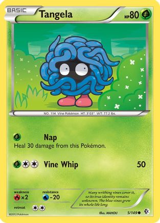 Tangela 005/149 - Reverse Holofoil Boundaries Crossed
