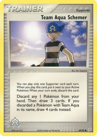 Team Aqua Schemer 069/95 - Reverse Holofoil Team Magma vs Team Aqua