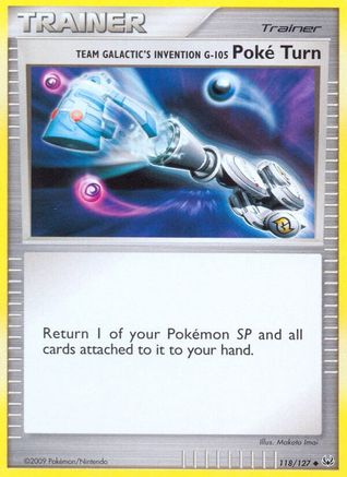 Team Galactic's Invention G-105 Poke Turn 118/127 - Platinum