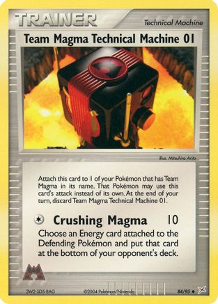 Team Magma Technical Machine 01 084/95 - Team Magma vs Team Aqua