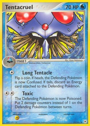 Tentacruel 051/101 - Reverse Holofoil Hidden Legends
