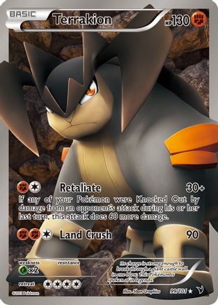 Terrakion 099/101 - Holofoil Noble Victories