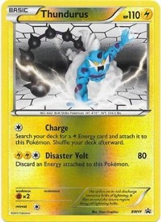 Thundurus BW41 - Reverse Holofoil Black and White Promos
