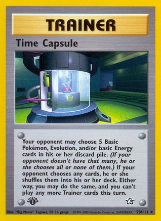 Time Capsule 090/111 - 1st Edition Neo Genesis