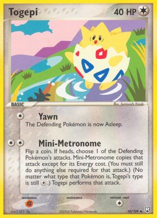 Togepi 050/109 - Reverse Holofoil Team Rocket Returns