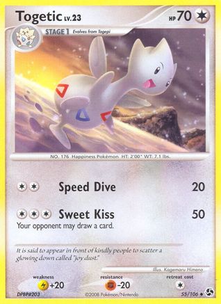 Togetic 055/106 - Reverse Holofoil Great Encounters