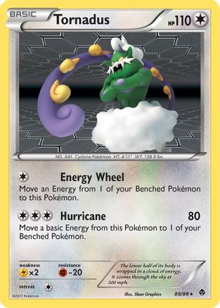 Tornadus 089/98 - Reverse Holofoil Emerging Powers