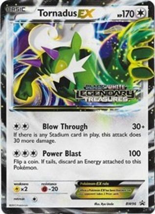 Tornadus EX (Prerelease) BW96 - Holofoil Black and White Promos