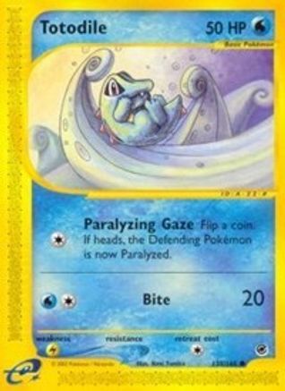 Totodile 135/165 - Reverse Holofoil Expedition