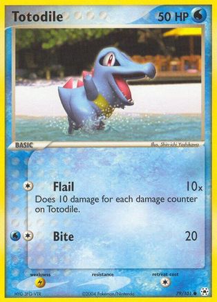 Totodile 079/101 - Reverse Holofoil Hidden Legends