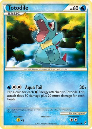 Totodile 074/95 - Reverse Holofoil Call of Legends