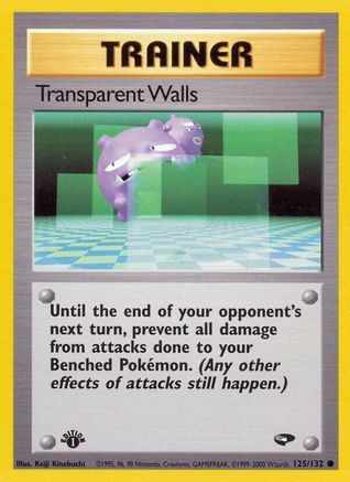 Transparent Walls 125/132 - 1st Edition Gym Challenge