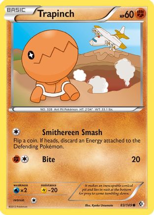 Trapinch 083/149 - Reverse Holofoil Boundaries Crossed