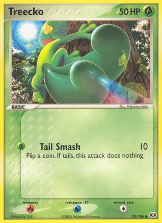 Treecko 070/106 - Reverse Holofoil Emerald