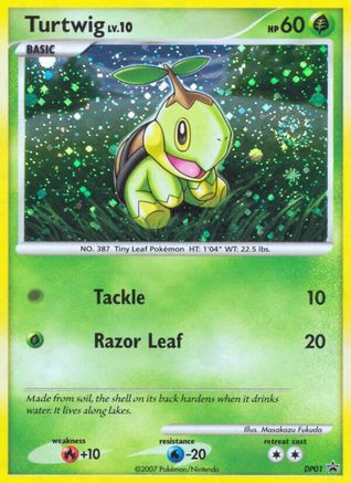 Turtwig DP01 - Holofoil Diamond and Pearl Promos