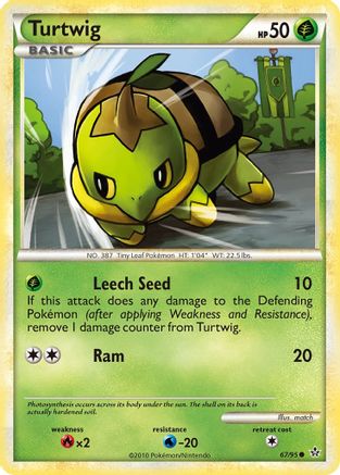 Turtwig 067/95 - Reverse Holofoil Unleashed