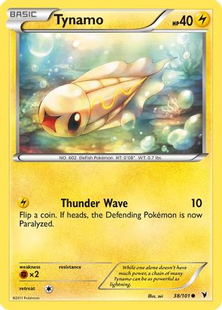 Tynamo 038/101 - Reverse Holofoil Noble Victories