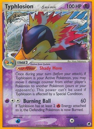 Typhlosion (Delta Species) 012/101 - Holofoil Dragon Frontiers