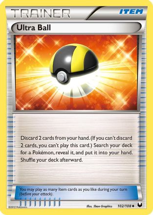 Ultra Ball 102/108 - Reverse Holofoil Dark Explorers