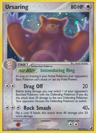 Ursaring 018/115 - Holofoil Unseen Forces