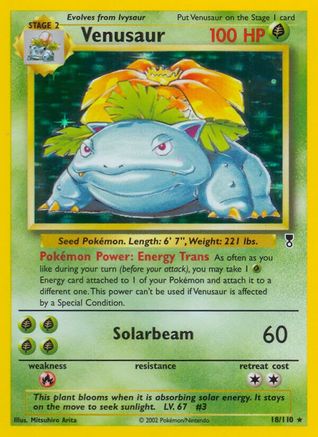 Venusaur 018/110 - Holofoil Legendary Collection
