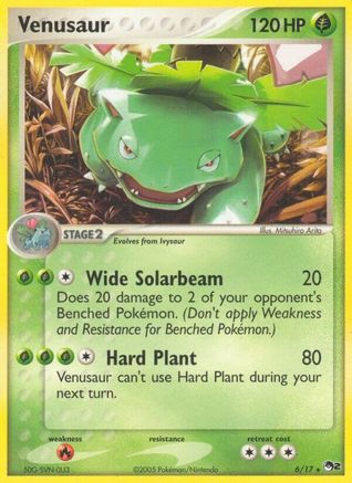 Venusaur 006/017 - Holofoil POP Series 2
