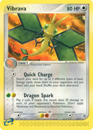 Vibrava 022/97 - Reverse Holofoil Dragon