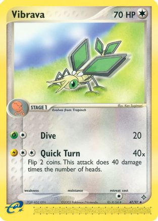 Vibrava 047/97 - Reverse Holofoil Dragon