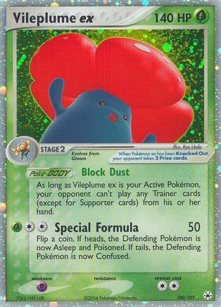 Vileplume ex 100/101 - Holofoil Hidden Legends