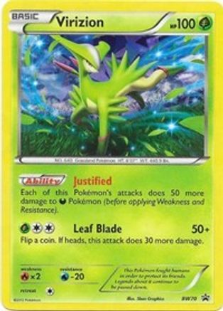 Virizion BW70 - Holofoil Black and White Promos