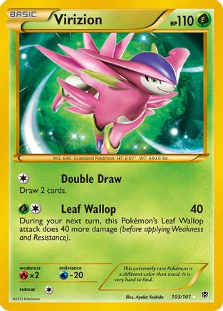 Virizion 103/101 - Holofoil Plasma Blast
