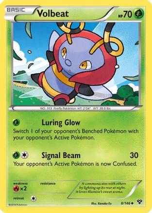 Volbeat 008/146 - Reverse Holofoil XY Base Set