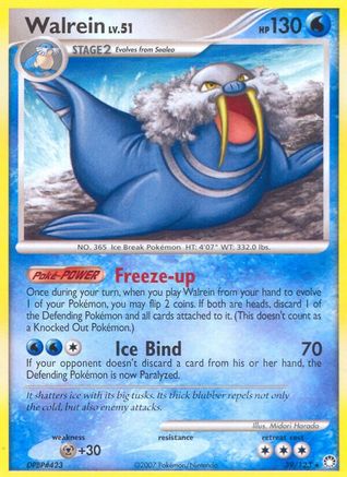 Walrein 039/123 - Reverse Holofoil Mysterious Treasures