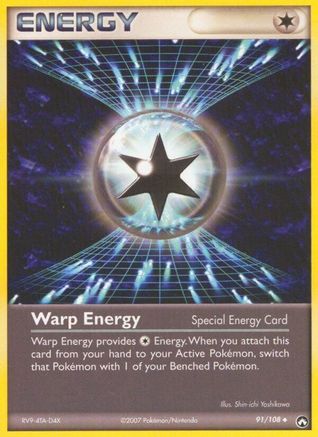Warp Energy 091/108 - Reverse Holofoil Power Keepers